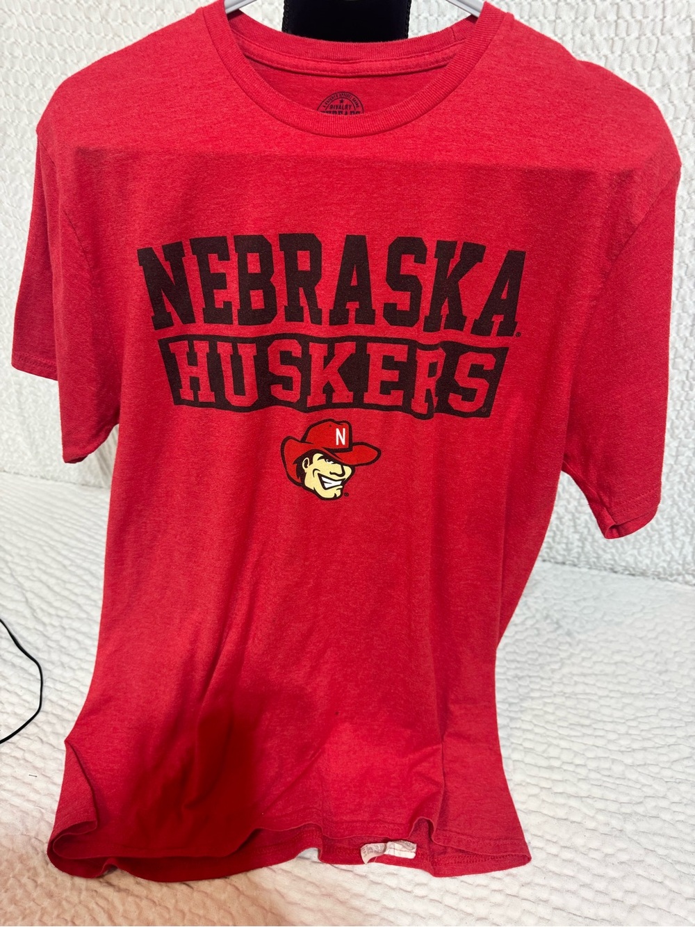 Rivalry Threads Red Logo Crewneck Tee